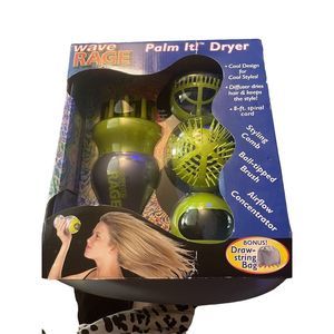 Wave Rage Palm It! Hair Dryer New in Box